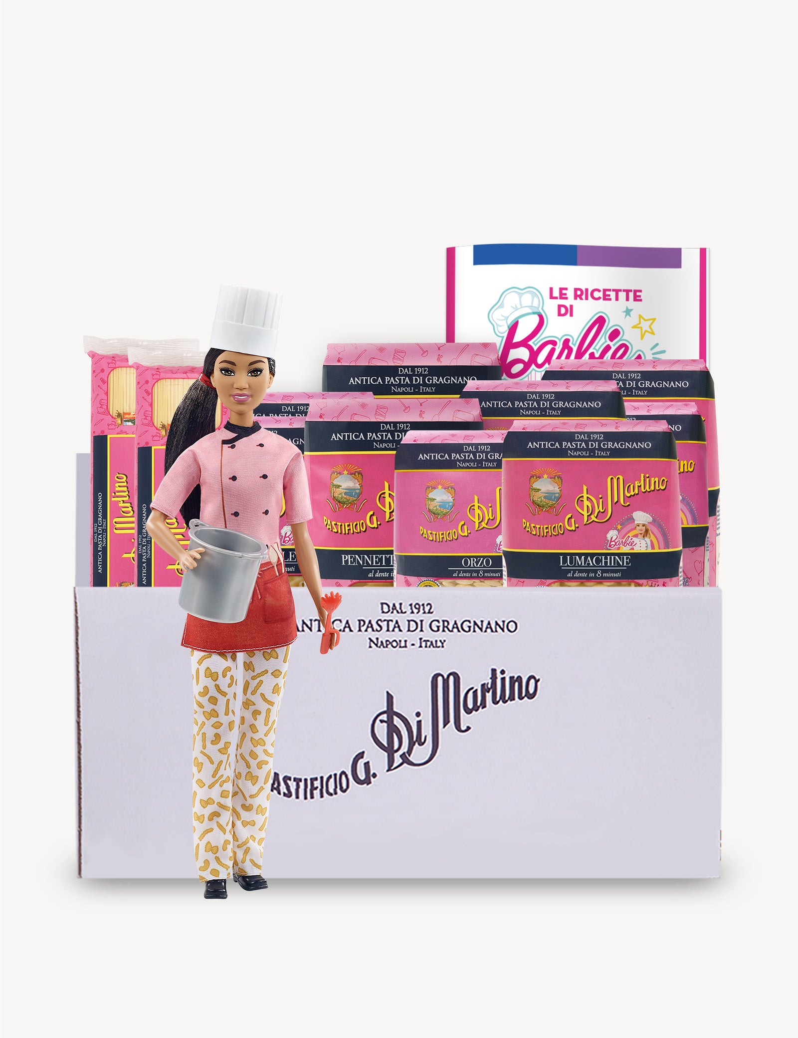 Box Chef Barbie with 6 kg of Pasta | Pastificio Di Martino