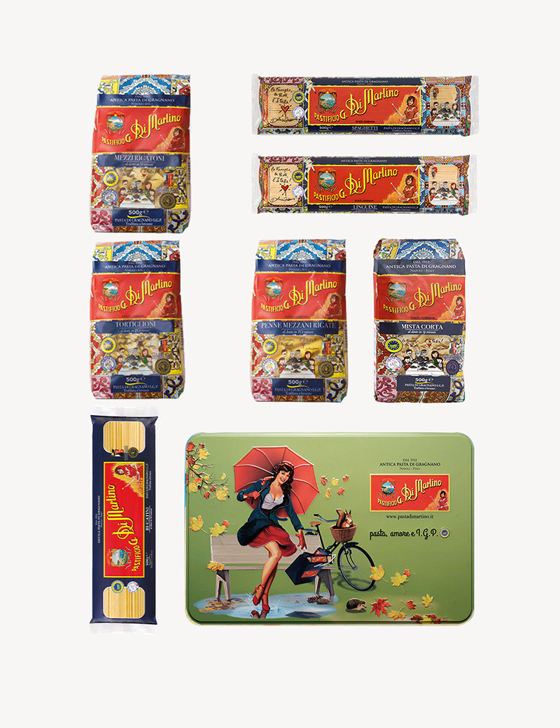 Autumn Pin-up tin box (classic shapes)