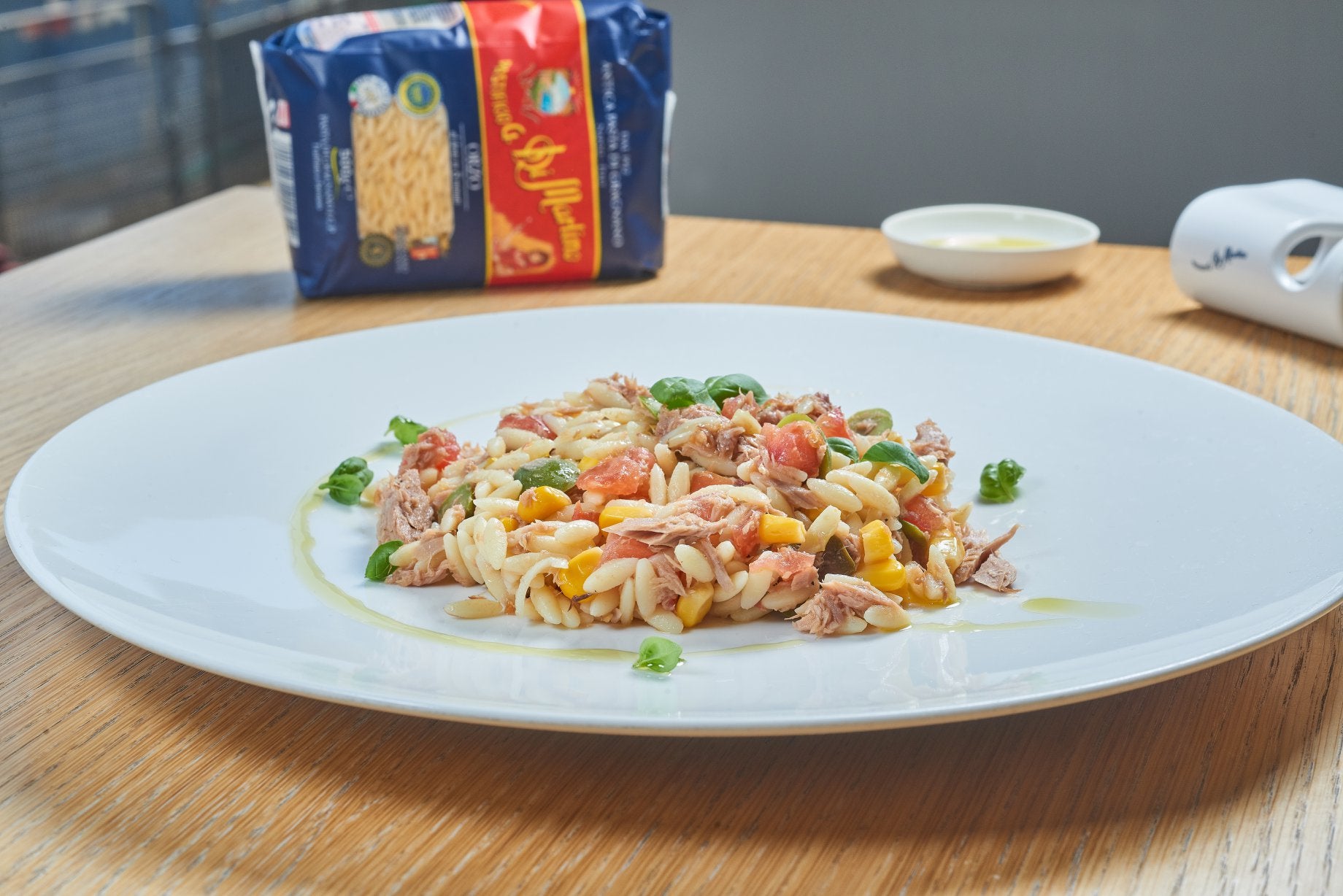 Orzo all'insalata mediterranea