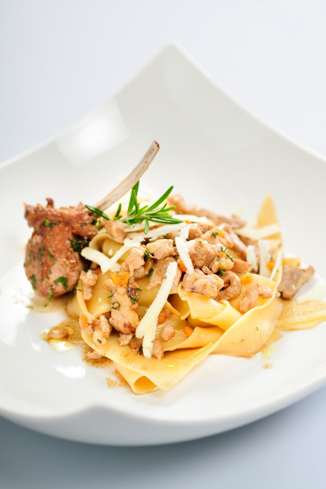 Pappardelle al ragù bianco di agnello - Toscana